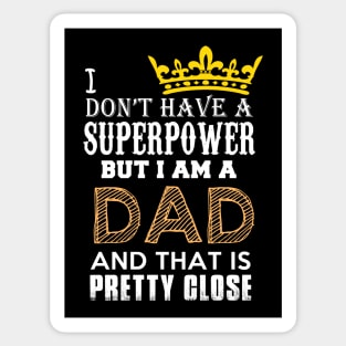 Superpower Dad Sticker